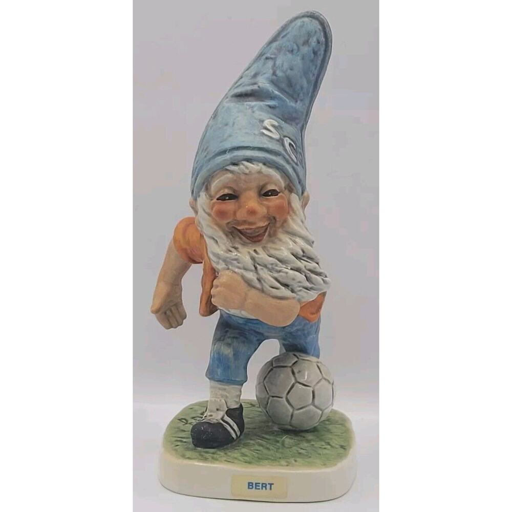 1975 Goebel Ceramic Gnome 1752518 Co-Boy Bert The Soccer Player W Germany‎ VTG